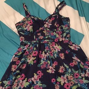 Short, flower summer dress